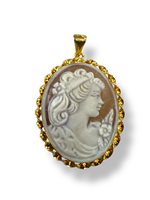 Pendente Mandile 1922 Donna Cammei  in Argento Conchiglia 2MCICM10 - 2MCICM10